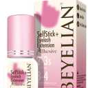 BEYELIAN Sensitive Lash Cluster Glue,Strong Hold Eyelash Extension Black Glue Long Lasting 3-4 Weeks Waterproof & Hypoallergenic Formaldehyde-Free for Open Eyes DIY Salon Use Only(5ML)