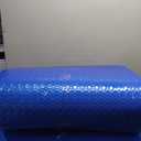 Patent Design 16mil400m 14x28FT Rectangle Blue Quadruple Bubble Solar Pool Cover Hot Tub Blanket In-Ground Above-Ground Pools Both Sides PVC Bundle Edge and Al Buckle Heating with Sun Power