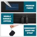 Camera Case for Canon PowerShot SX740/ SX730/ SX720/ SX620/ G7 X Mark II III Digital Camera, Camera Protective Box Hard Travel Storage Bag, Mesh Pocket fits Cable, Batteries, SD Card, Black