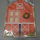 Putuo Decor Christmas Wine Holder, Gingerbread House Champagne Bottle Display, Wooden Detachable Merry Christmas Table Decoration for Holiday Party, Family Dinner, Housewarming Gift