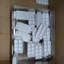 Vtopmart Clear Desktop Organizer, 4-Tier Drawer Storage with Dividers