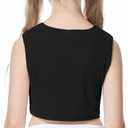 B&GCozy 3 Pack Sleevelss Crop Tops for Girls Kids Ribbed Knit Tank Tops Dance Yoga Top 6-15 Years (X-Small)