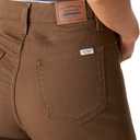 Levi Strauss Signature Gold Women's Heritage High-Rise Loose Straight Jeans Stretch Denim  (Brown), 14/W32