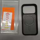 TORRAS Magnetic Shockproof for iPhone 17 Pro Case, Camera Control, Compatible with MagSafe, Military-Grade Protection, Stronger Slim Translucent Phone Case for iPhone 17 Pro, Black