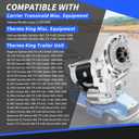12968577011 New Starter Motor 12V Fit for Thermo King w/Yanmar 486 482 1996-2012, Carrier Transicold Isuzu, Replace 452-177 129685-77011 SHI0182 41044064 S13407 45-2324 845-2324, 2.2KW CW 9T