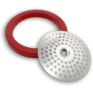 2 piece kit made for Gaggia Classic Espresso machines. IMS Precision shower screen GA200IM and Cafelat Gasket 8mm.