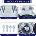 3 Pack 918-06980 Spindle Assembly with 756-04511B 756-05034A Idler Pulley Replaces 618-06980 918 06980 for Cub Cadet 50 Inch Deck ZT1 50, ZT2 50, Z550, RZT-L50, Troy Bilt Mustang Xp 50 Mowers