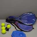 Tennis Rackets for Adult, 2 Players Adult Recreational Tennis Rackets Set for Beginners and Professional with 4 Tennis Balls, 3 Overgrips, 1 Tennis Bag (Blue)