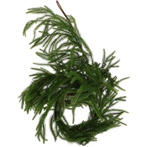 Realistic Artificial Pine Needle Garland for Christmas Decor Faux Greenery Mantle Ornament for Holiday Home Decoration and Photography Prop