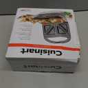 Cuisinart Sandwich Grill, Silver, WM-SW2N1NAS