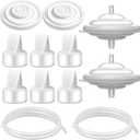 Pump Parts for Spectra and Motif Luna, Replace backflow Protector Membrane Duckbill Valve Tube for Spectra S1 S2 9 Plus SG Pumps Not Original Accessories.