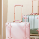 Vintage Luggage Set with Wheels, Retro Suitcase, Travel Trunk Set, Stylish Vintage Luggage Set for Women and Men