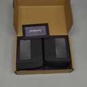 120 Packs Window Gift Card Envelopes Gift Sleeves Credit Size Business Invitation Card Envelopes for Christmas Thanksgiving Gifts, 3.9 x 2.4 Inch(Classic,Black)