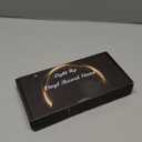 YuanDian Light up Now Playing Vinyl Record Stand Wall Mount, Now Spinning Record Player Stand, Wooden Acrylic Holder for Vinyl Album Display and Storage with Warm White Color Lights