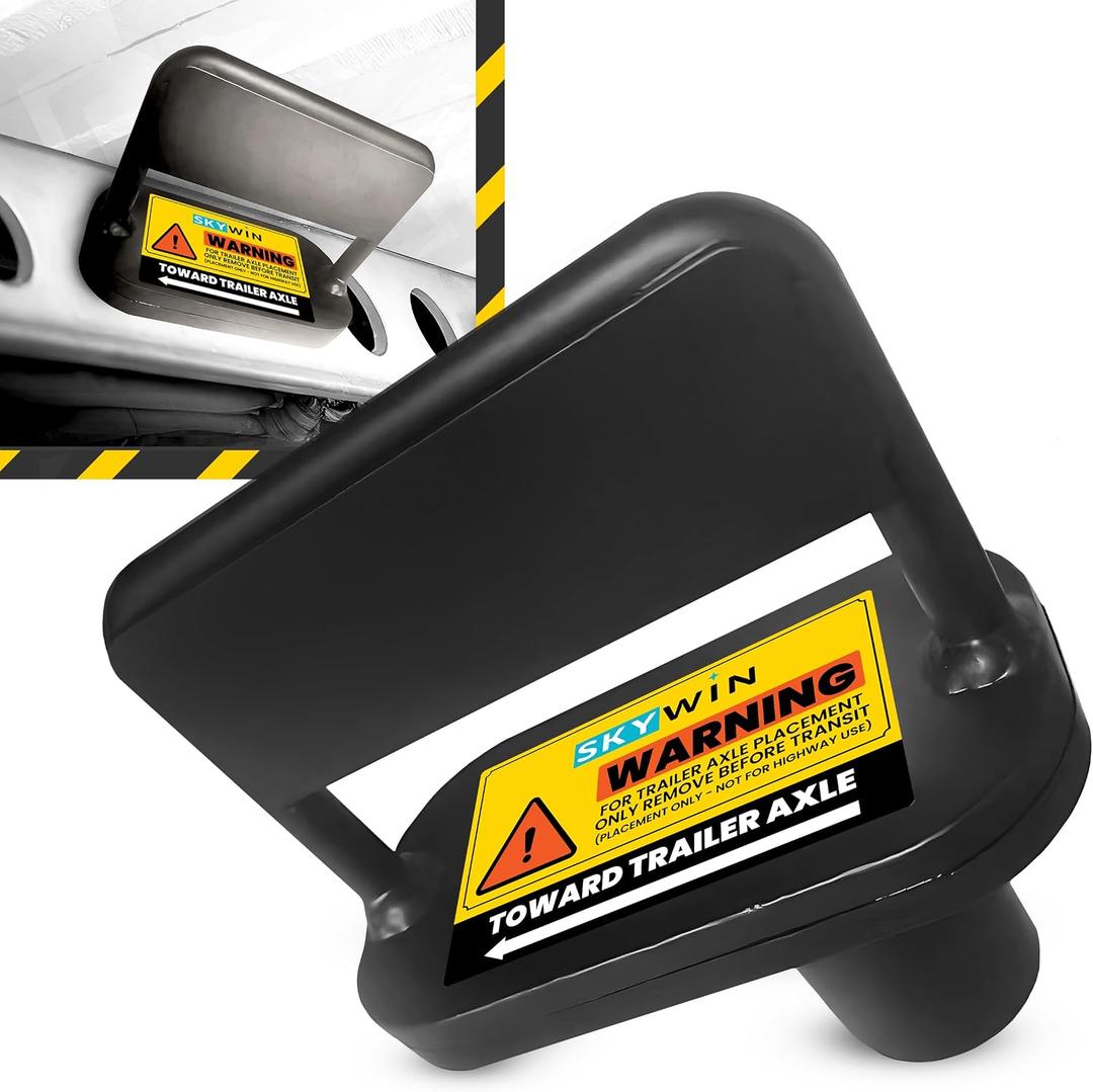 Skywin-Trailer Lock, Axle Stop Device, Magnetic Trailer Axle Stopper, Trailer Tandem Slide Stopper for Semi Trailers, Refrigerator Trailers, Dry Van Trailers, Semi Truck Tools (Black)