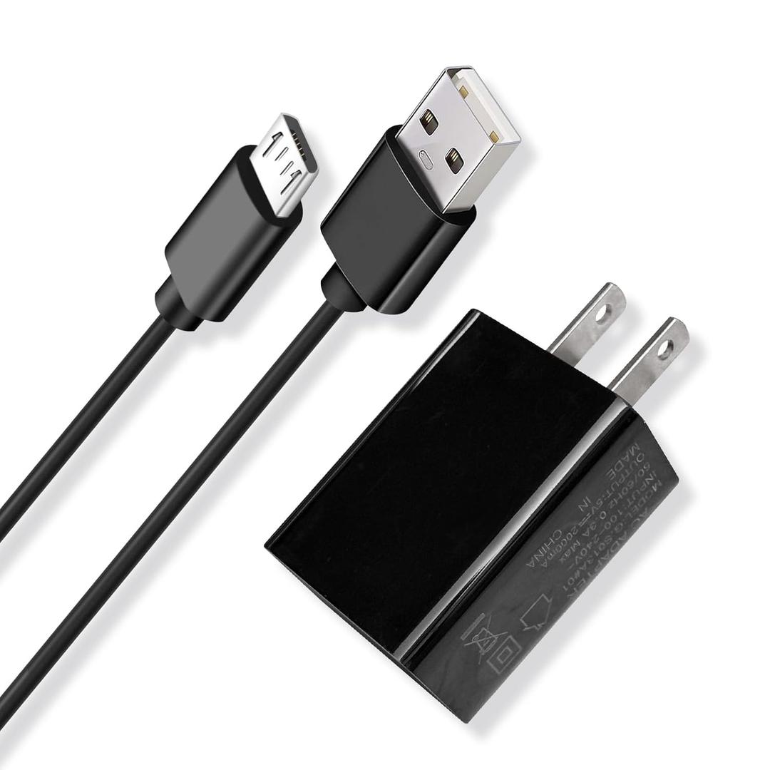 5V Micro USB Wall Charger for Roku Remote, Roku Streaming Stick, Roku Express+/ Express Plus, Roku Express 4k, Premiere Plus/Premiere+ Premiere Streaming Media Player Charging Cable Cord Replacement