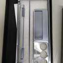 for Samsung Galaxy Z Fold 7 Case with Hinge Protection, All-Inclusive Integrated Hinge Cover Built in Screen Protector Kickstand Crystal Clear PC Slim Protective Case for Z Fold 7 Blue