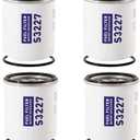 4PCS S3227 Fuel Filter Marine Fuel Water Separator Element Replacement for Marine Outboard Motor Mercury Replace# S3227 320R 490R-RAC-01 18-7948 9-37882 18-7922 18-7922-1