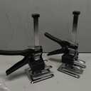 Labor Saving Arm Jack Handle 2 Pack, Construction Jack, Wall Tile Locator, Multi Function Height Adjustment Lifting Device, Door Panel Lifting Cabinet, Raised 6.69 in, Pair Dynamic Load 450 LB (Black)