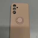 for Galaxy A54 5G Case, with 360Rotatable Ring Holder Kickstand & Strap Lanyard Premium Liquid Silicone Slim Shockproof Protective Case for Galaxy A54 5G, Pink 2.162