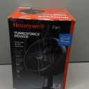 Honeywell Fan, Turbo Force Oscillating Table Fan with 3 Speeds, Air Circulator for Bedroom, Black, HT-906