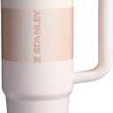 STANLEY Quencher ProTour Flip Straw Tumbler with Leakproof Lid | Built-In Straw & Handle | Cupholder Compatible for Travel | Insulated Stainless Steel Cup | BPA-Free (30 Ounces, Rose Quartz Fade)