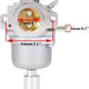 D105 LA115 Carburetor for John Deere D110 D100 LA105 LA125 LA110 697203 JS40 L1742 1742HS S17 Lawn Tractor w/ 17hp 19hp 21hp engine Nikki 697203 594593