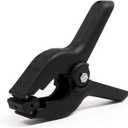 Coideal Black Plastic Spring Clamps, 8 Pack 4.5 Inch Large Nylon Spring Clips Heavy Duty Clamp with Metal Pins for Backdrop Art Crafts Woodworking Background