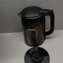 Mecity Electric Kettle 1.7L Touch Screen Temperature Control Water Boiler, No Plastic Contact with Water. 6 Preset Temperature Programs, 2 Hours Keep Warm, Black