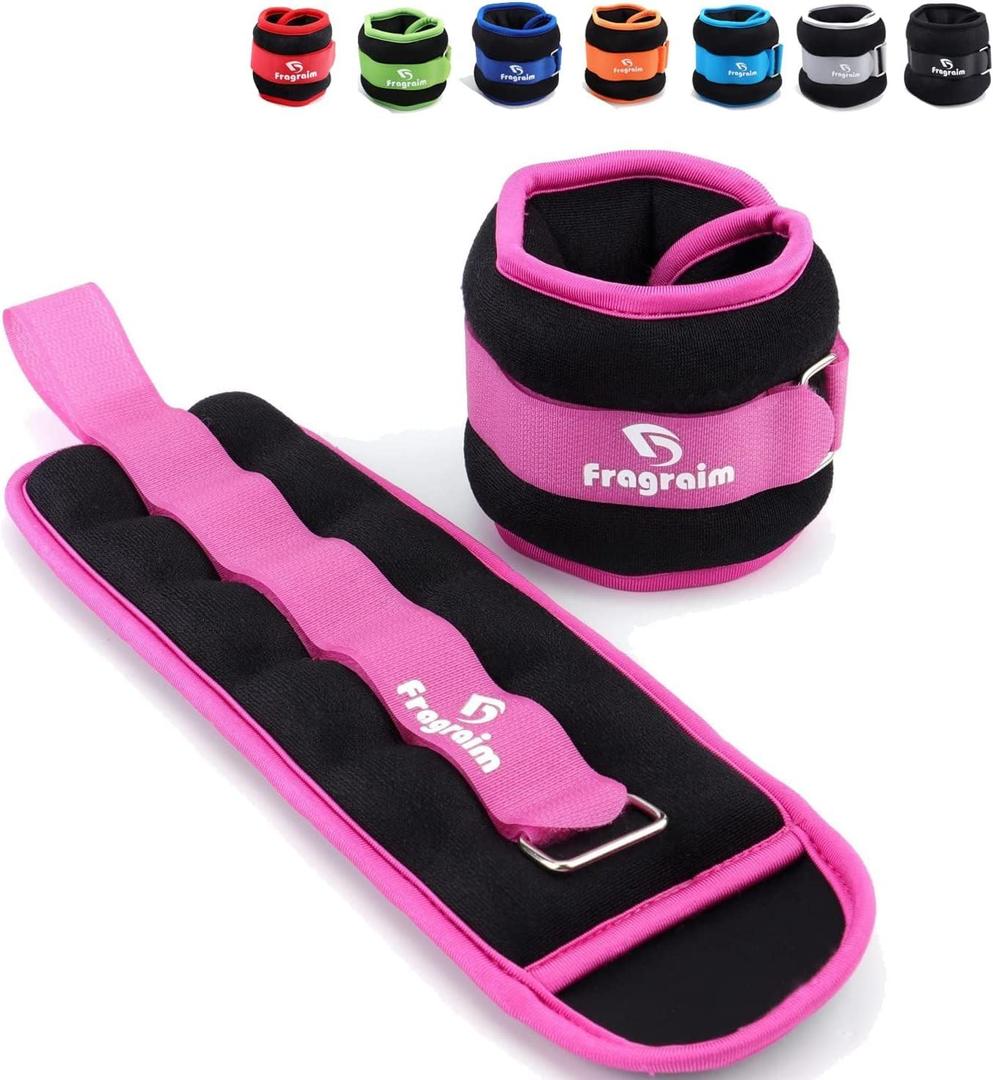 Fragraim Adjustable Ankle and Wrist Weights, 1 Pair, Weight Cuffs for Hands and Feet