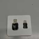 Mini Wireless CarPlay Adapter for iPhone,2 in 1 for Apple Carplay and Android Auto Adapter,Convert Wired to Wireless, Plug & Play, USB to USB-C/Type-C, Stable Control & No Delay, Black