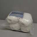 #6 Super Bulky Blanket Yarn for Crocheting - 4 Skeins(Each 10.5oz/300g, 220yds/201m), Chunky Chenille Thick Plush Big Soft Yarn for Crocheting Knitting Blankets, Cream