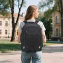 2 x Carry on Travel Backpack, Flight Approved Personal Item Bag for Men Women, Door Lock, USB A/C Port, Shoe Bag, Fits 16" Laptop, Black