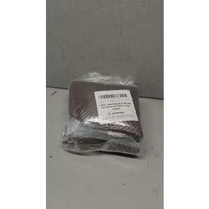 Brown Memory Foam Chair Pads, 1 Pack D-Shaped Seat Cushions for Dining Office Chairs, 17" x 15", Nonslip