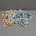 Crtiin 20 Pack Decoupage Napkins Floral Napkins Flower Cocktail Paper Decorative Toilet for Valentine's Day Birthday Party Beautiful Gorgeous, 20 Styles Each 6.5 Inches(Style 7)