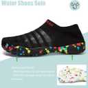 TOLLN Quick-Dry Barefoot Water Shoes for Men, Women & Youth  Versatile Aqua Socks for Beach, Pool, Kayaking, Hiking, Surfing, Yoga & Outdoor Sports (Black)