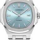 Mens Classic Square Quartz Watches Imitation Mechanical Watches