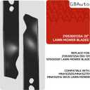 20 Inch Mulching Blade 2105300125A, Lawn Mower Blade Replacement for Daye, Hyper Tough, Murray Walk-Behind Mower Deck, Fit MNA152505 MNA152701 MNA152516, Replaces 212-9903, 355-101 (3 Pack)