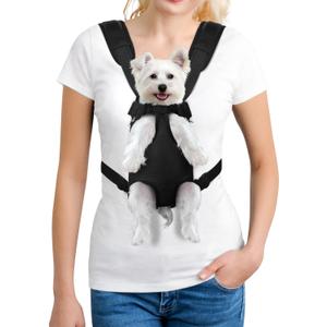 YUDODO Pet Dog Carrier Backpack Adjustable Dog Front Carrier, Legs Out Easy-Fit Dog Travel Backpack Carrier for Hiking Camping for Small Medium Dogs Cats and Rabbit (Small (Pack of 1), A-Black)