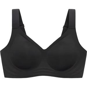 All Day Comfort Women Wirefree Bras for Women Full Coverage No Underwire Everyday Bras Comfortable Wireless Padded Bras, M