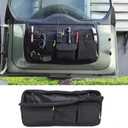 PIUGILH Tailgate Storage Bag Compatible with Land Rover Defender 90 110 130 2020-2025+, Back Door Tailgate Tool Kit Storage Bag Organizer Cargo Rack