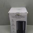 4.5L Humidifiers for Bedroom, Humidifiers for Home Large Room, Cool Mist Humidfiers for Baby and Plant with Timer, Adjustable Mist Level, 360 Nozzle, Auto Shut-Off, Black