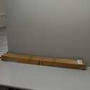 Tension Curtain Rod 51-86 Inch, Curtain Rod No Drilling for Window or Bathroom Closet, Outdoor Curtain Rods for Patio Tension Rod, Easy to Install, Never Rust, Rod Diameter 1.26 Inches - Black