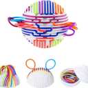Sensory Fidget Toys Sensory Activity Ball Includes 24 Slicone Ropes for 3+ Kids & Adults with Autism, Calming Anxiety ADHD Occupational Therapy Toys