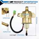 149-2311 Fuel Pump E11007 A029F889 with 149-2457 Fuel Filter TuneUp Kit for Onan RV Cummins Generator 3600 4000 4KW Microlite MicroQuiet Generators Camp Power KYD with 1403280 Air Filter and Fuel Line