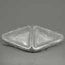 100 Pcs Cake Slice Containers with Lid, Single Clear Plastic Individual Carrier Transparent Disposable Triangle Boxes for Cheesecake, Flan, Cupcake, Sliced Dessert Pie - Take Out, Mini Desechables