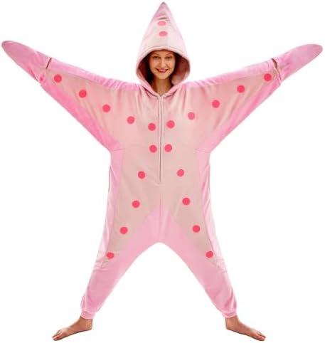 NEWCOSPLAY Unisex Adult Onesie Pajamas Animal One Piece Costume Cosplay Sleepwear Small