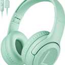 awatrue USB-C Kids Headphones with Mic - 85/94dB Volume Limiter, Foldable Wired Toddler Headphones for Boys & Girls, Over-Ear Type-C Kid Headphones for School, Travel, lPad, Tablet & Smartphones