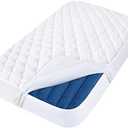 Toddler Travel Kids Air Mattress Protector Waterproof, Compatible with hiccapop Inflatable Toddler Travel Bed or EnerPlex Kids Inflatable Travel Bed