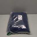 Smiry Luxury Chenille Bathroom Rugs 44x24, Extra Soft and Absorbent Shaggy Bath Mat, Machine Washable, Non-Slip Plush Carpet Runner for Tub, Shower, and Floor, Home Decor Accessories, Navy Blue